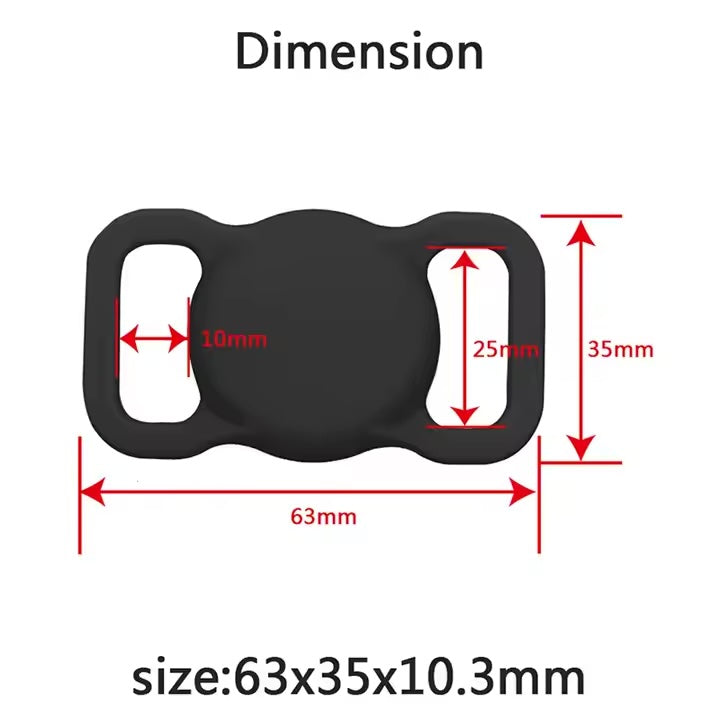 TAG TRACK DOG COLLAR ATTACHMENT FOR TAG TRACK AND AIR TAG DEVICES